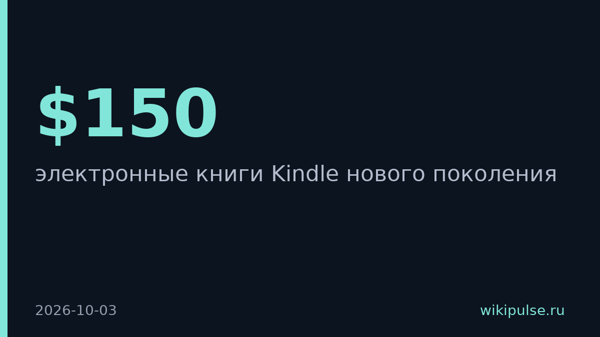 Amazon обновила Kindle с плоским экраном и ценой от $150