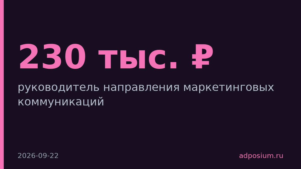 Банк развития регионов ищет руководителя маркетинговых коммуникаций
