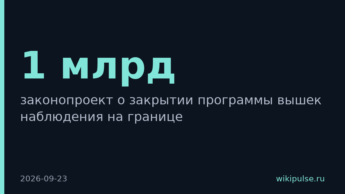 Конгрессвумен предложила закрыть программу вышек на границе за $1 млрд