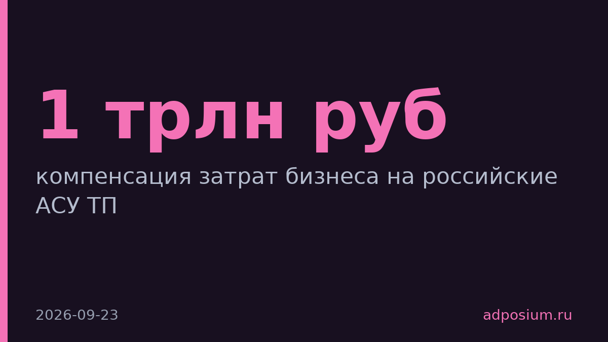 Минпромторг поддержал компенсацию затрат на российские АСУ ТП