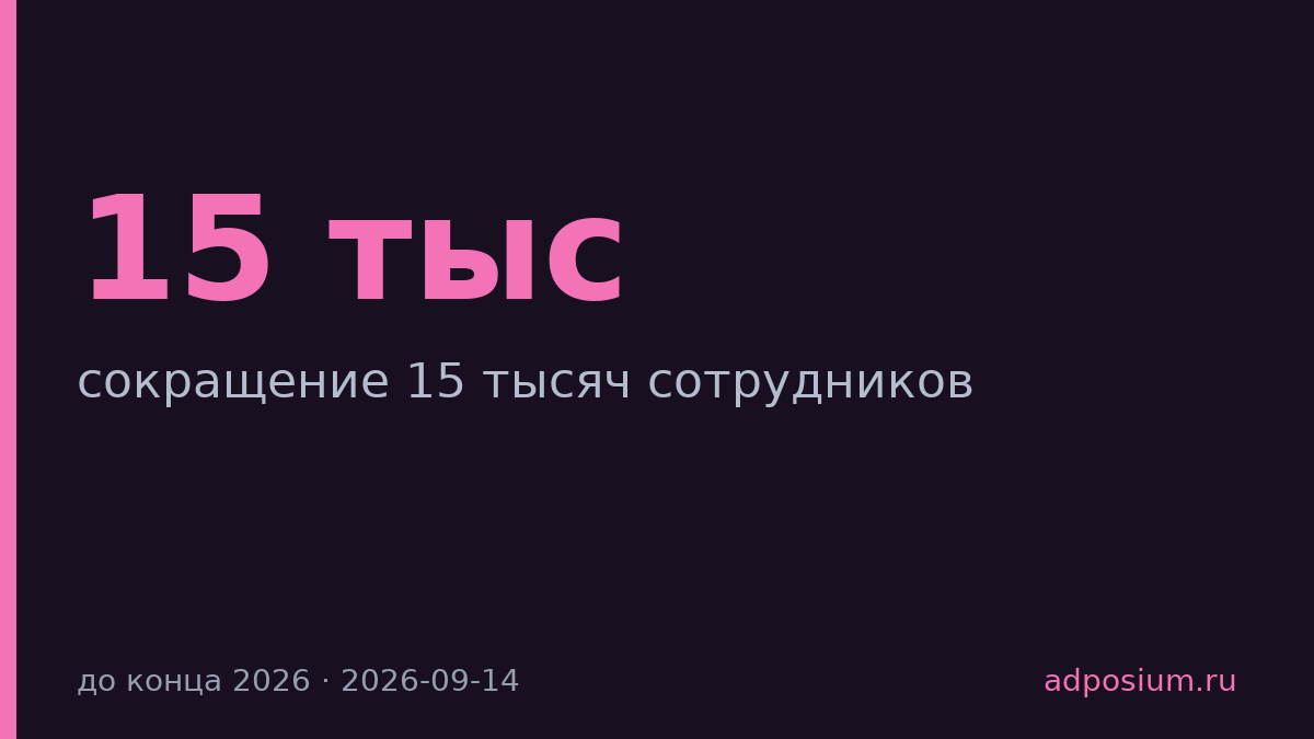 Omnicom сократит 15 тысяч сотрудников к концу 2026 года