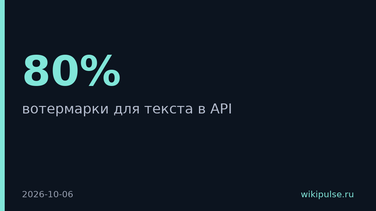 OpenAI добавила вотермарки для текста в API