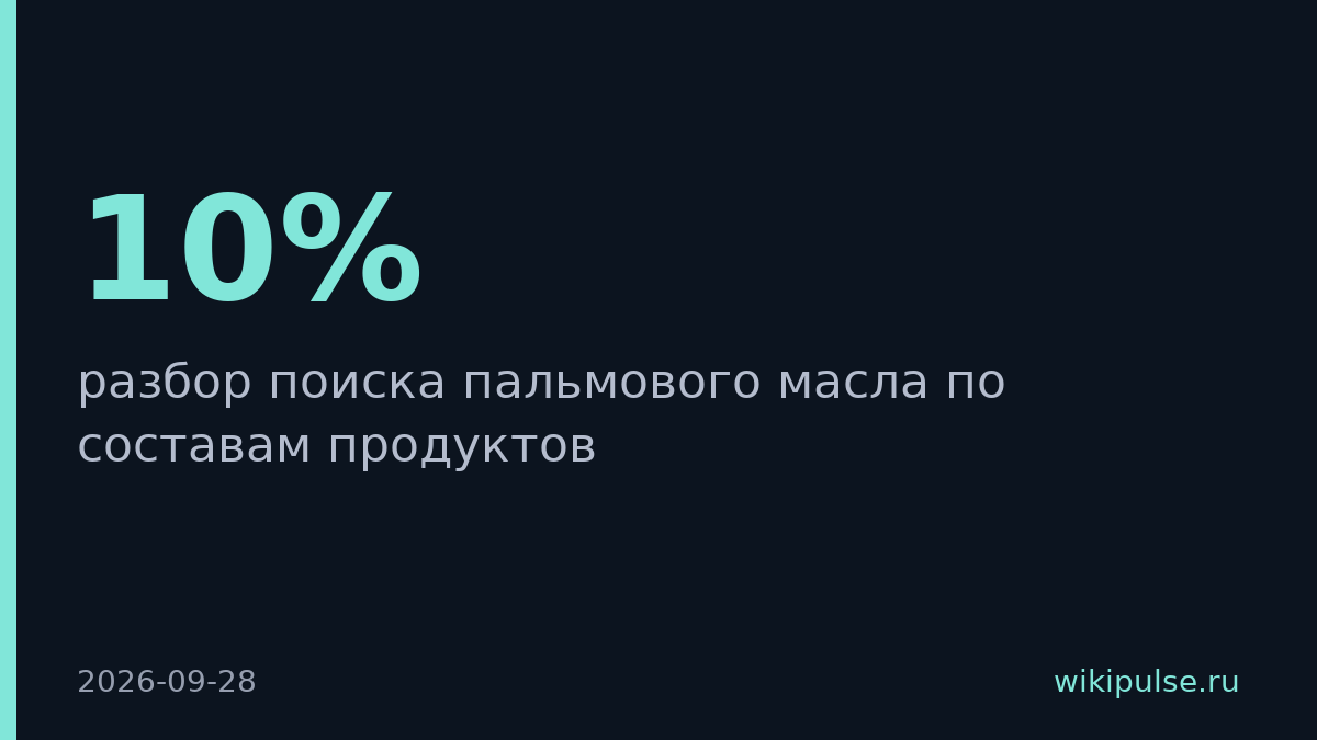 Поиск по составам продуктов ловит ложные срабатывания в 10% случаев