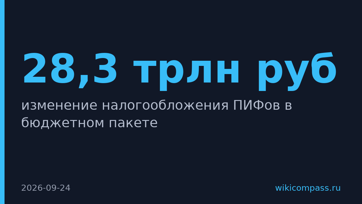 Правительство предложило обложить налогом операции внутри ПИФов