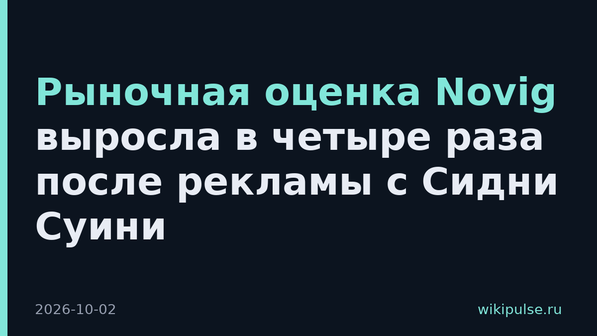 Рыночная оценка Novig выросла в четыре раза после рекламы с Сидни Суини
