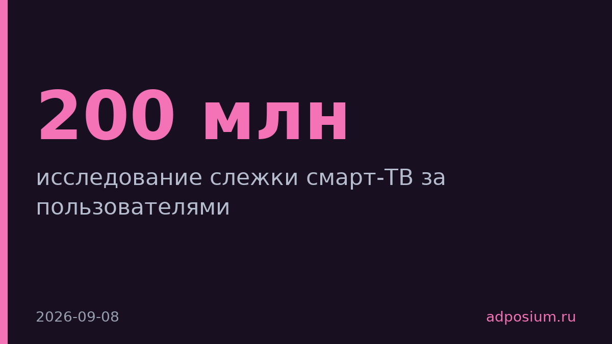 Смарт-ТВ LG собирают данные пользователей в режиме ожидания