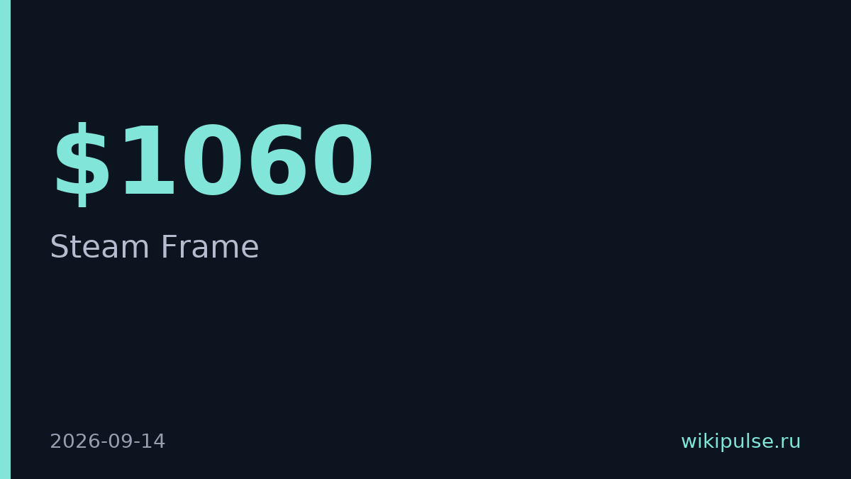 Valve запустила предзаказы Steam Frame от $1060