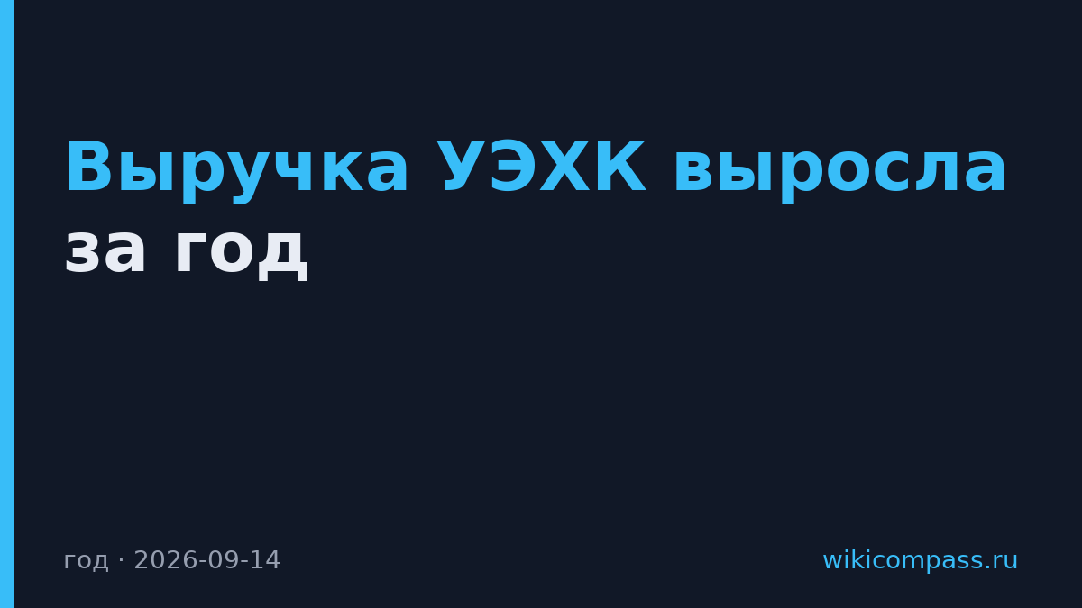 Выручка УЭХК выросла за год