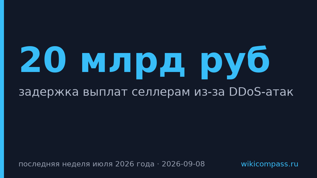 Wildberries задержал селлерам 20 млрд руб. из-за DDoS-атак