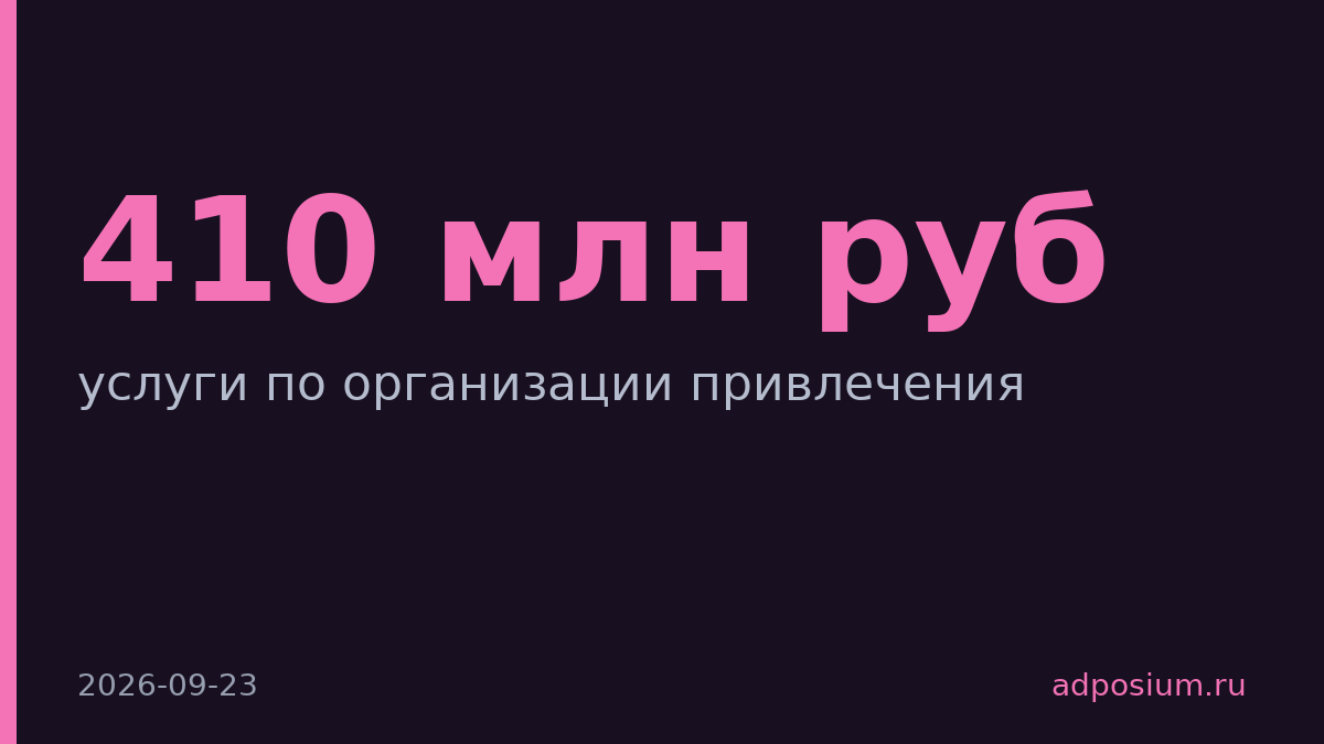 Wink ищет подрядчика на 410 млн руб для привлечения конверсий