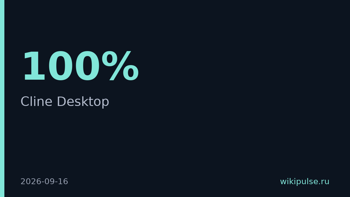 Запущен Cline Desktop с поддержкой открытых моделей ИИ
